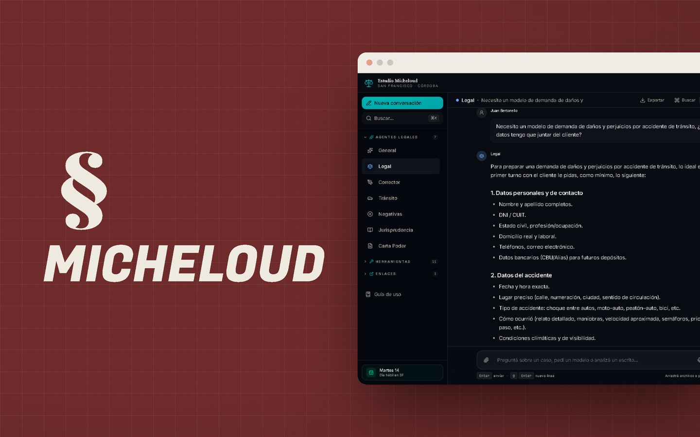 Micheloud — legal