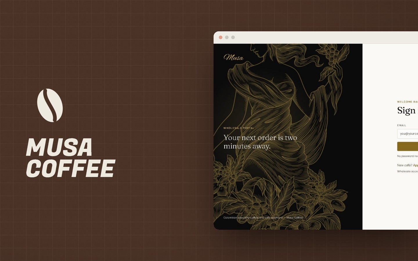 Musa Coffee — distribución