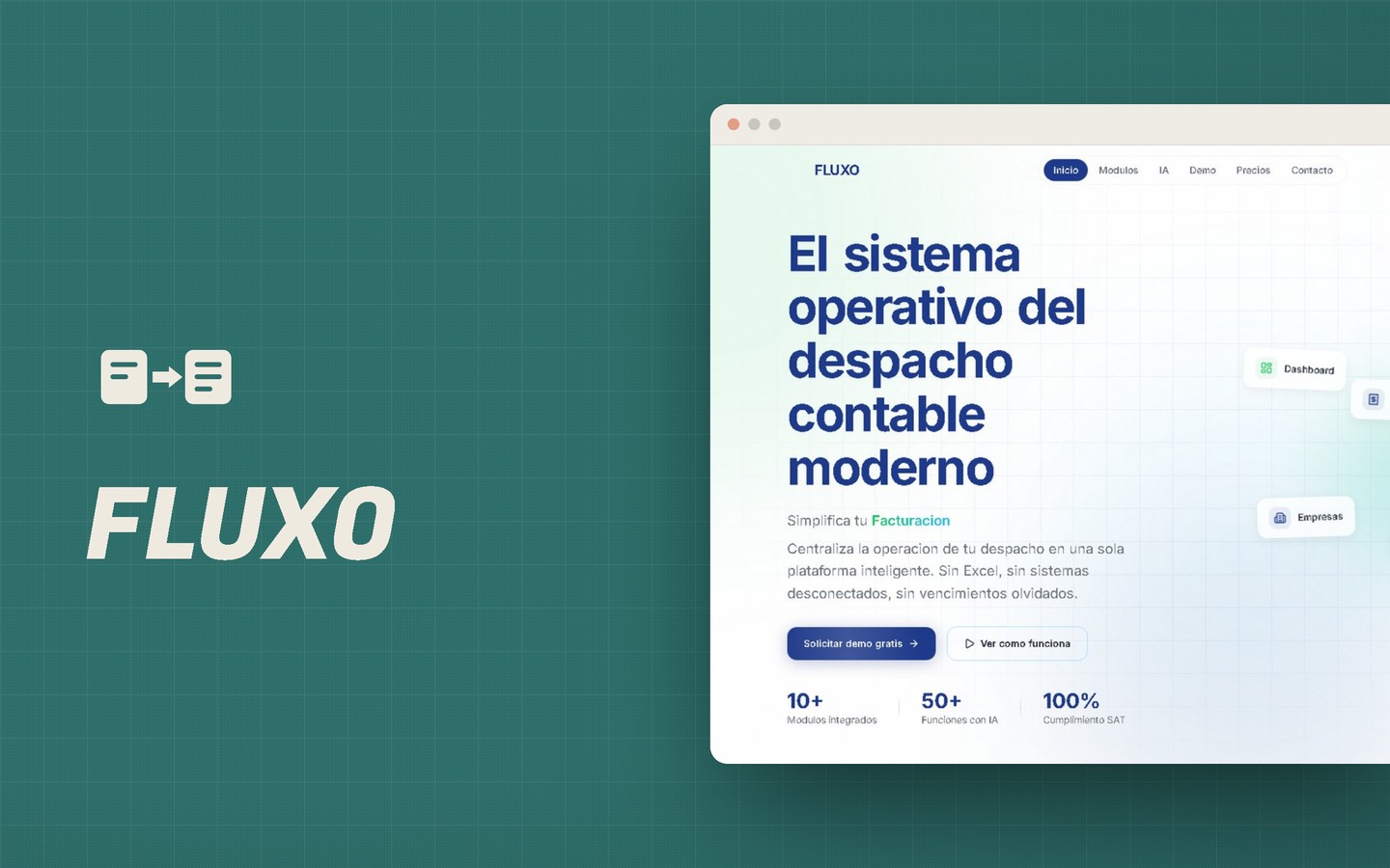 Fluxo — software contable